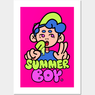 Summer Boy ! Posters and Art